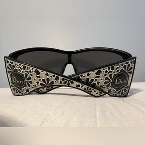 Vintage Christian Dior " CHERRY TREE " Extra Large Wrap Sunglasses Fall 2000 Y2K